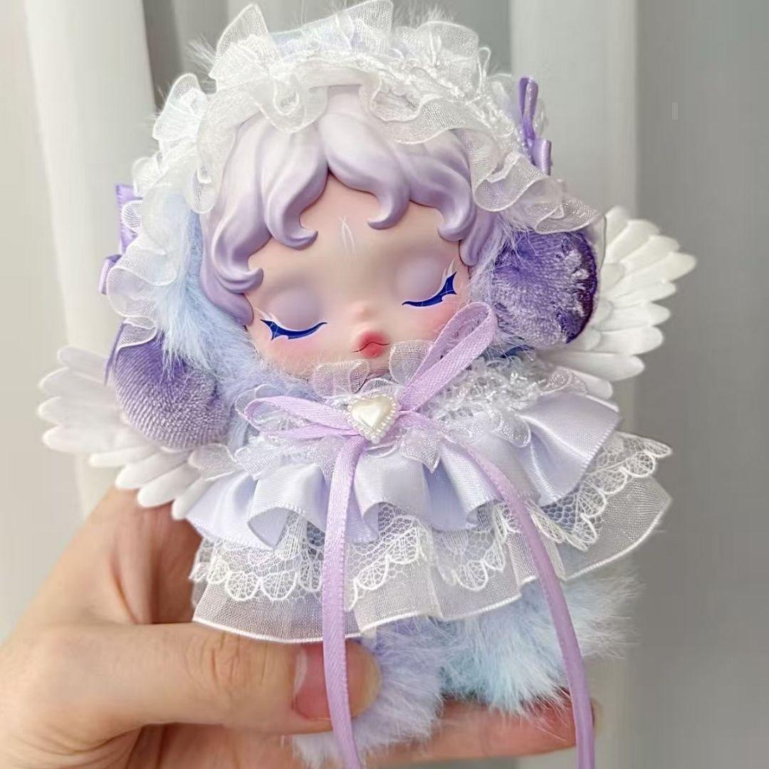 POPMART スカルパンダ 専用 ぬい服 ドレス ヘッドアクセ エンジェル風