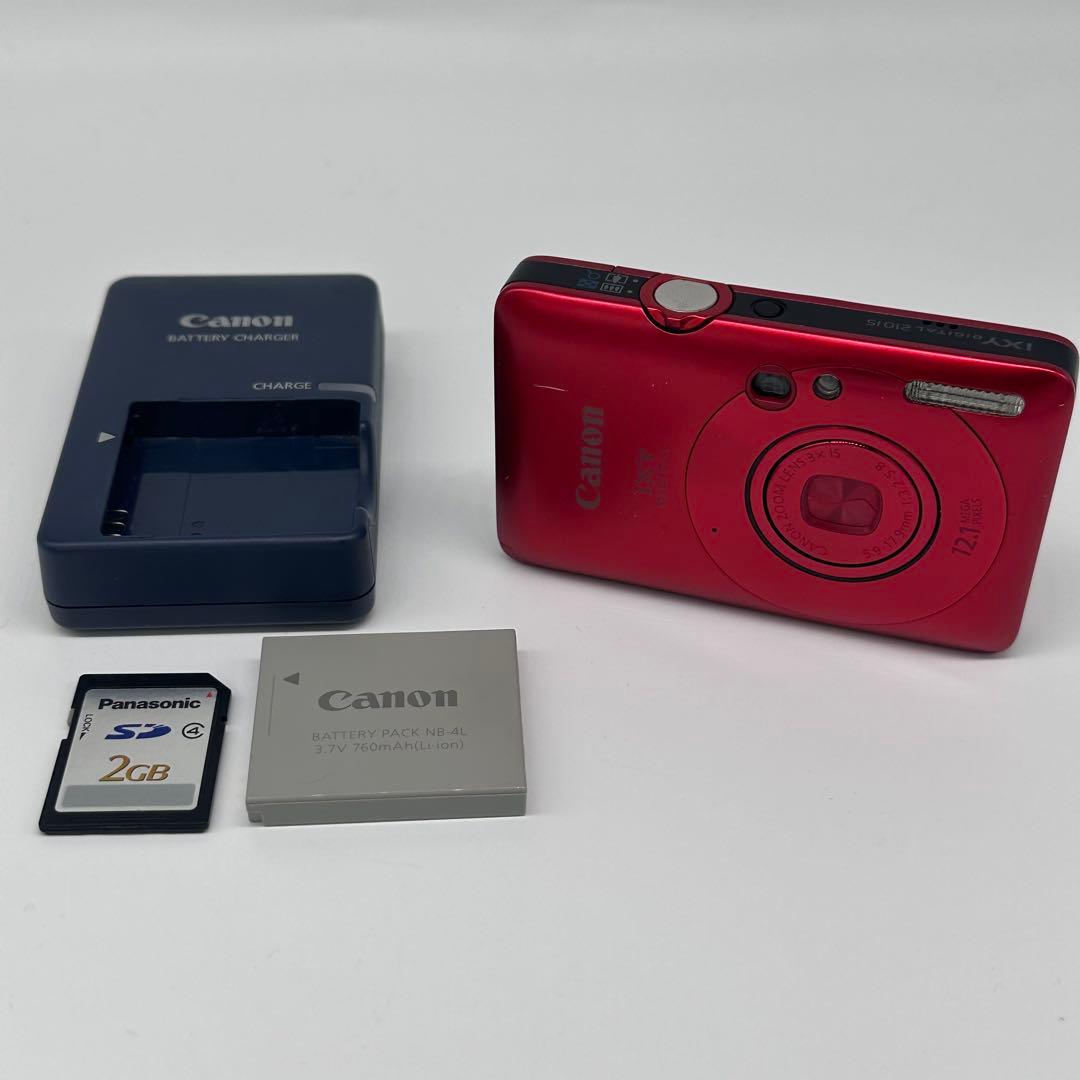 Canon IXY DIGITAL 210IS レッド バッテリー 充電器 付属 - メルカリ