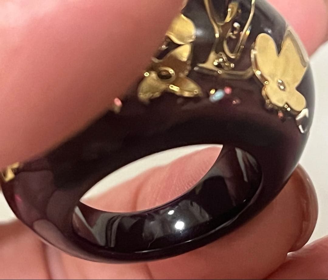 美品　ルイヴィトン LV バーグアンクルージョン モノグラム リング M