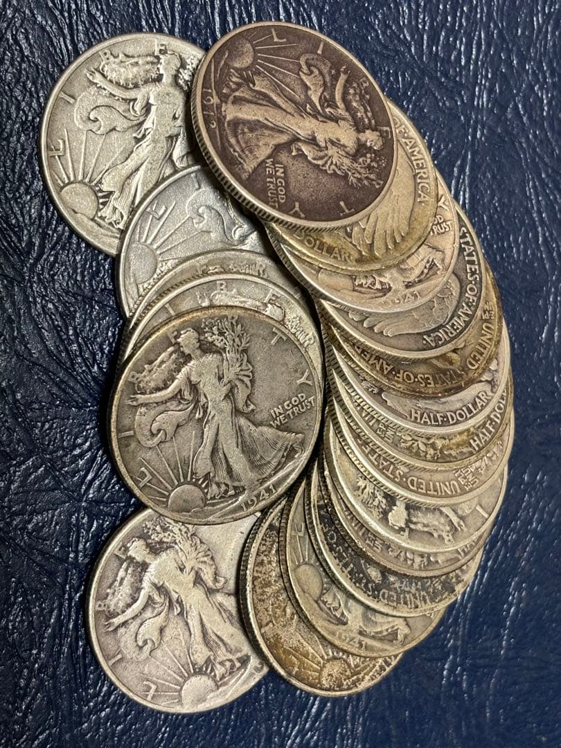 ウォーキングリバティ【アメリカ銀貨】20枚 ウォーキングリバティ