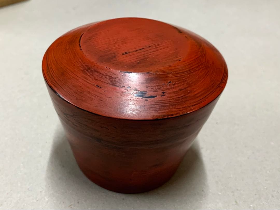 漆芸師 夏目有彦 根來 根来 茶器 棗 茶道具 美術品・アンティーク