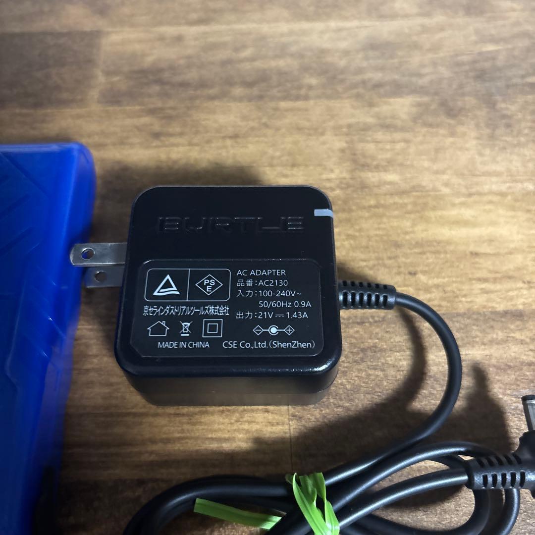 バートルバッテリー　AIRCRAFT AC-210 電源アダプター