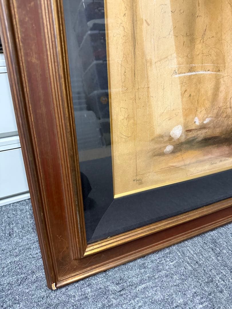 真作保証】Roy Fairchild 肉筆サイン 大作額装済 シルクスクリーン