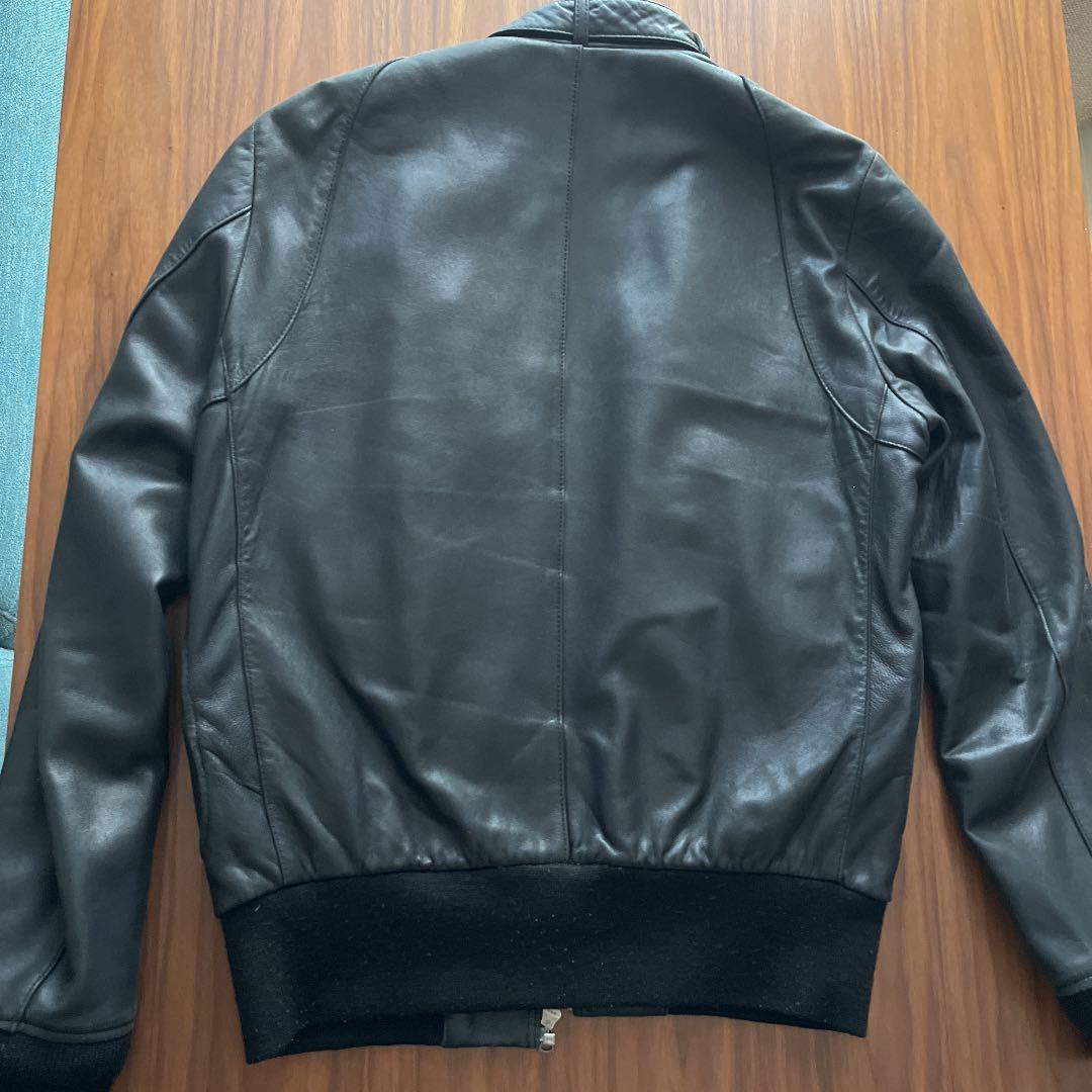 ヒステリックグラマー レザーライダース/Lサイズ/ローリングストーンズ