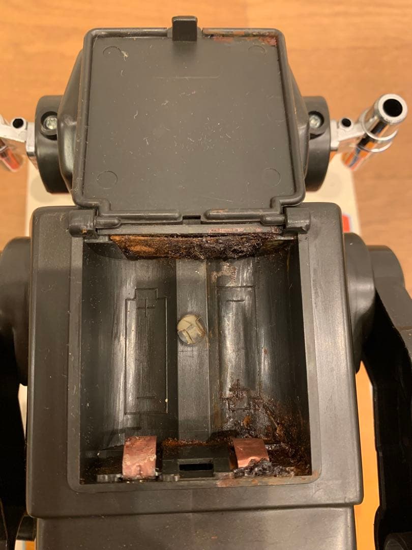 昭和レトロ 堀川玩具 コスミックファイター ブリキ ロボット 箱付 ジャンク