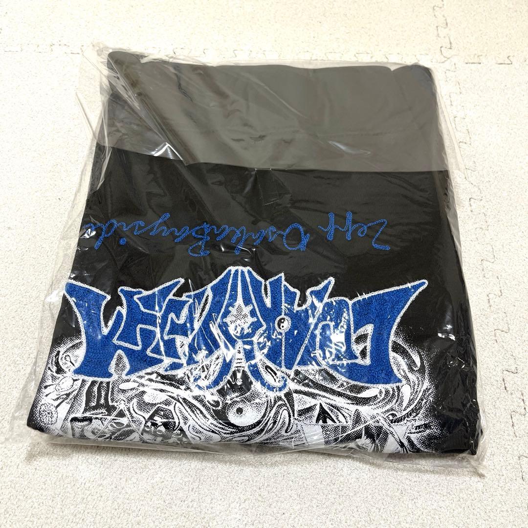 最終値下げ】Chevon DUA・RHYTHM 限定パーカー 青 Lサイズ