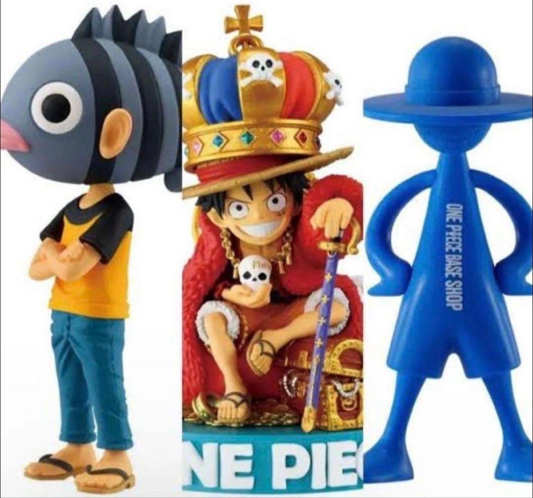 【新品】ONE PIECE BASE SHOPワーコレ尾田先生&ルフィ＋ルフィズ
