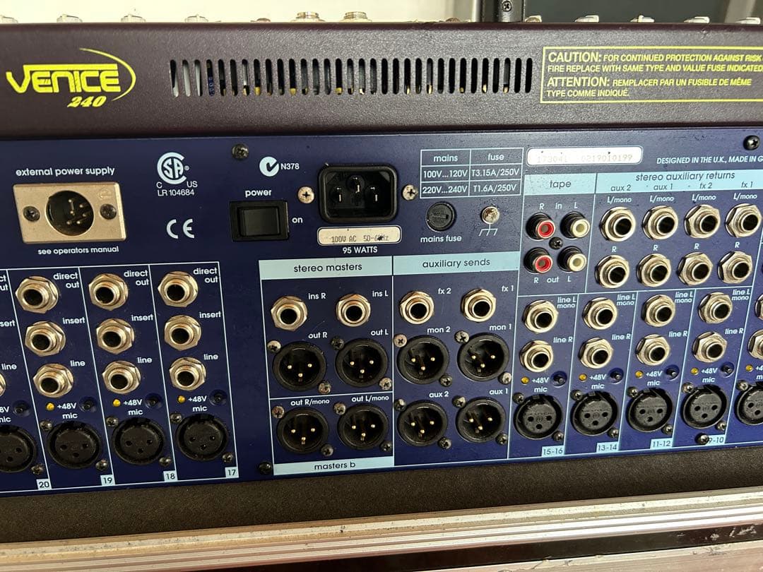 MIDAS マイダス VENICE 240 アナログミキサー