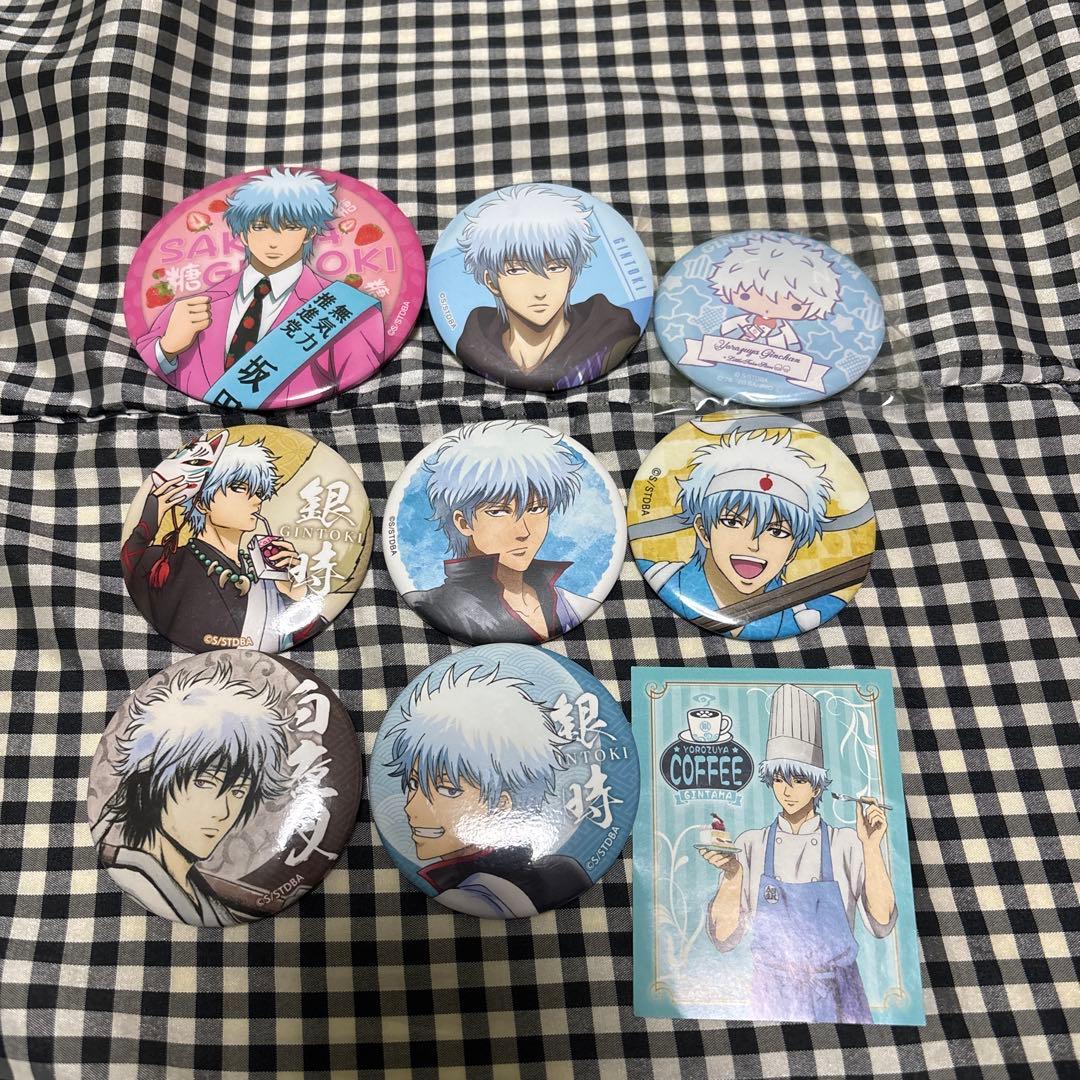 銀魂 坂田銀時 缶バッジ 16点セット