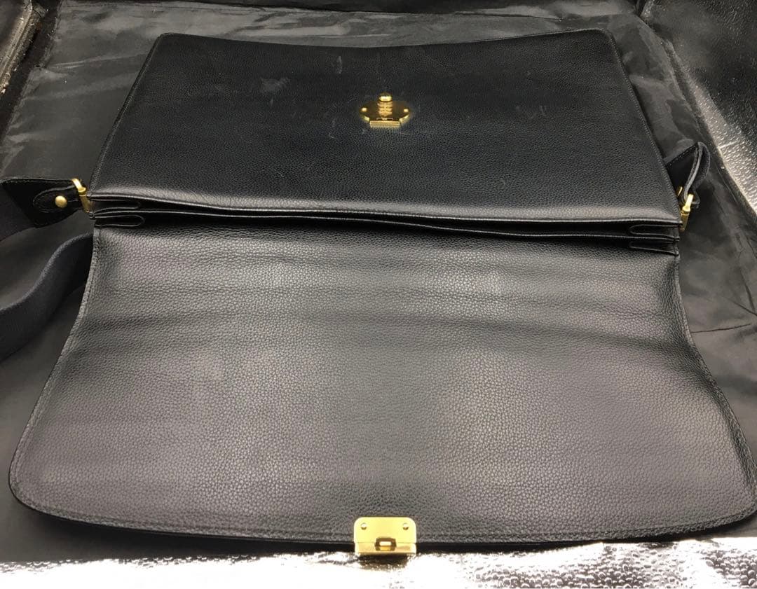 バリー BALLY ビジネスバッグ ブリーフケース レザー ダイヤルキー 中古品