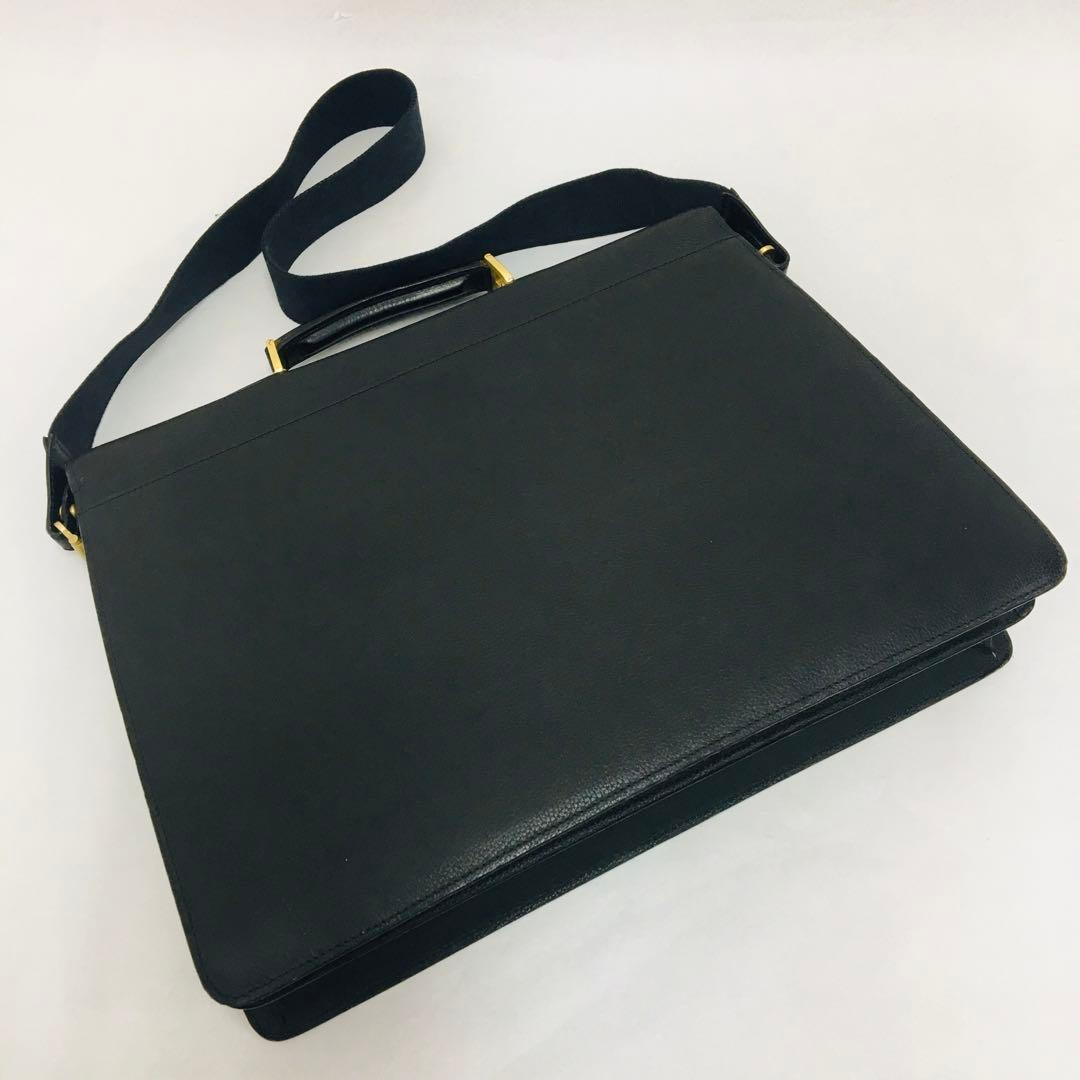 バリー BALLY ビジネスバッグ ブリーフケース レザー ダイヤルキー 中古品