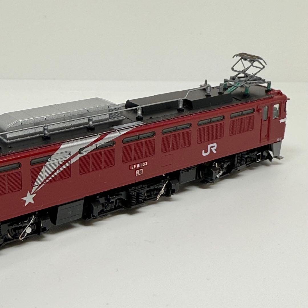 （艶出し、色差し加工あり）TOMIX EF81 133号機ヒサシ付き