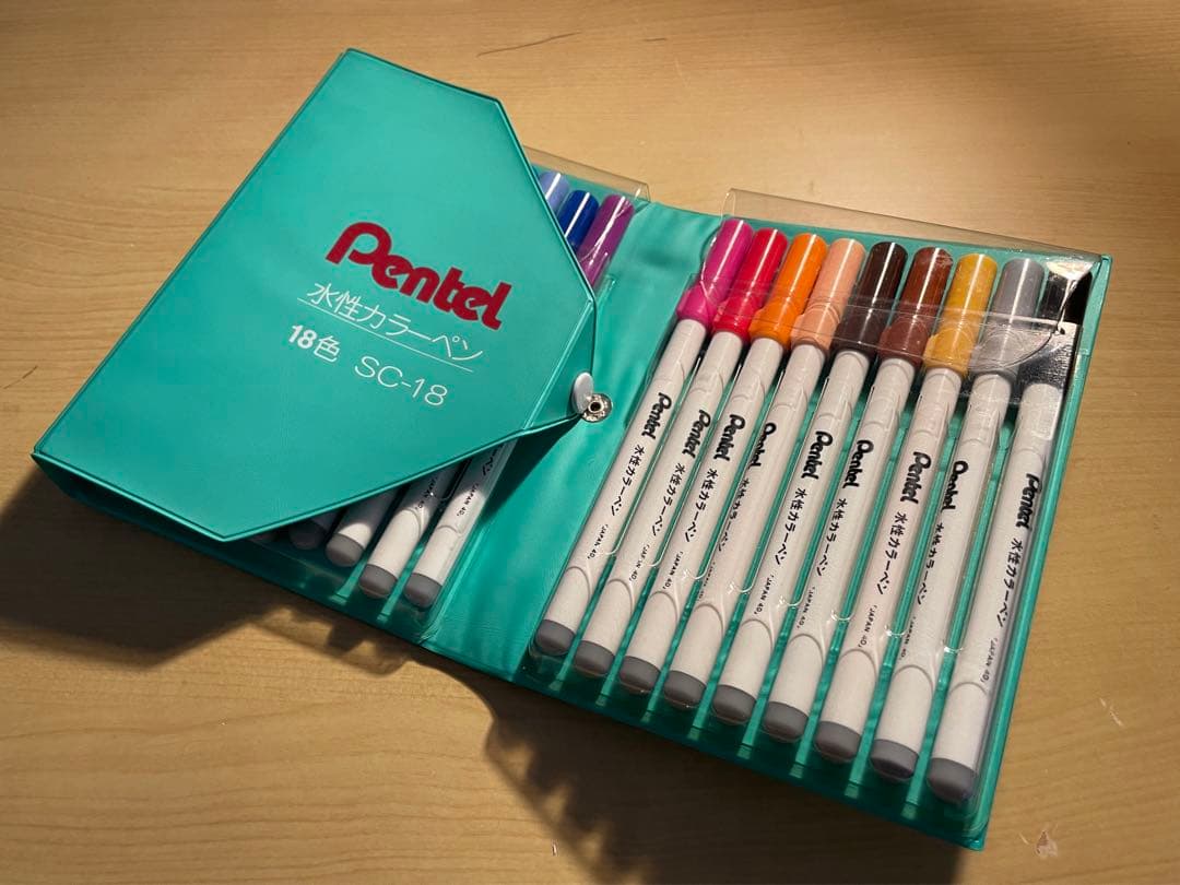 pentel 水性カラーペン SC-18 ペン回し ベストセラー 商品