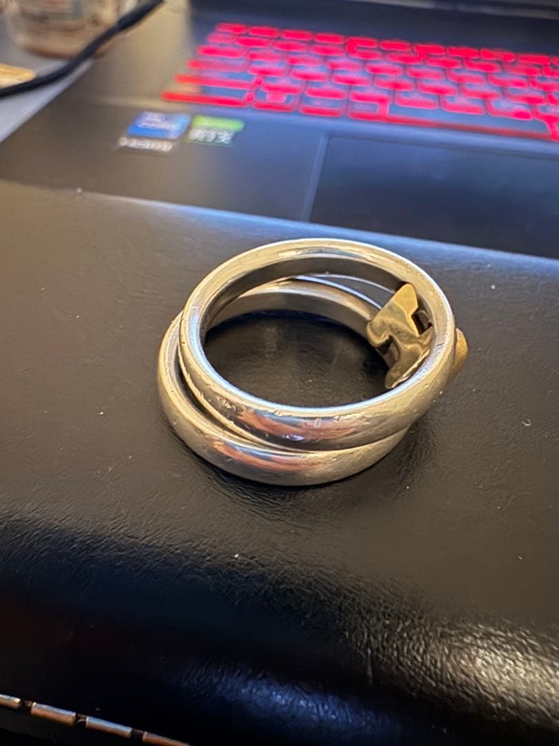 HERMES 二重リング サイズ分からないです