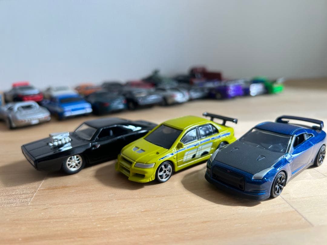 1/55 スケール ワイルドスピードシリーズ　ミニカー34台セット