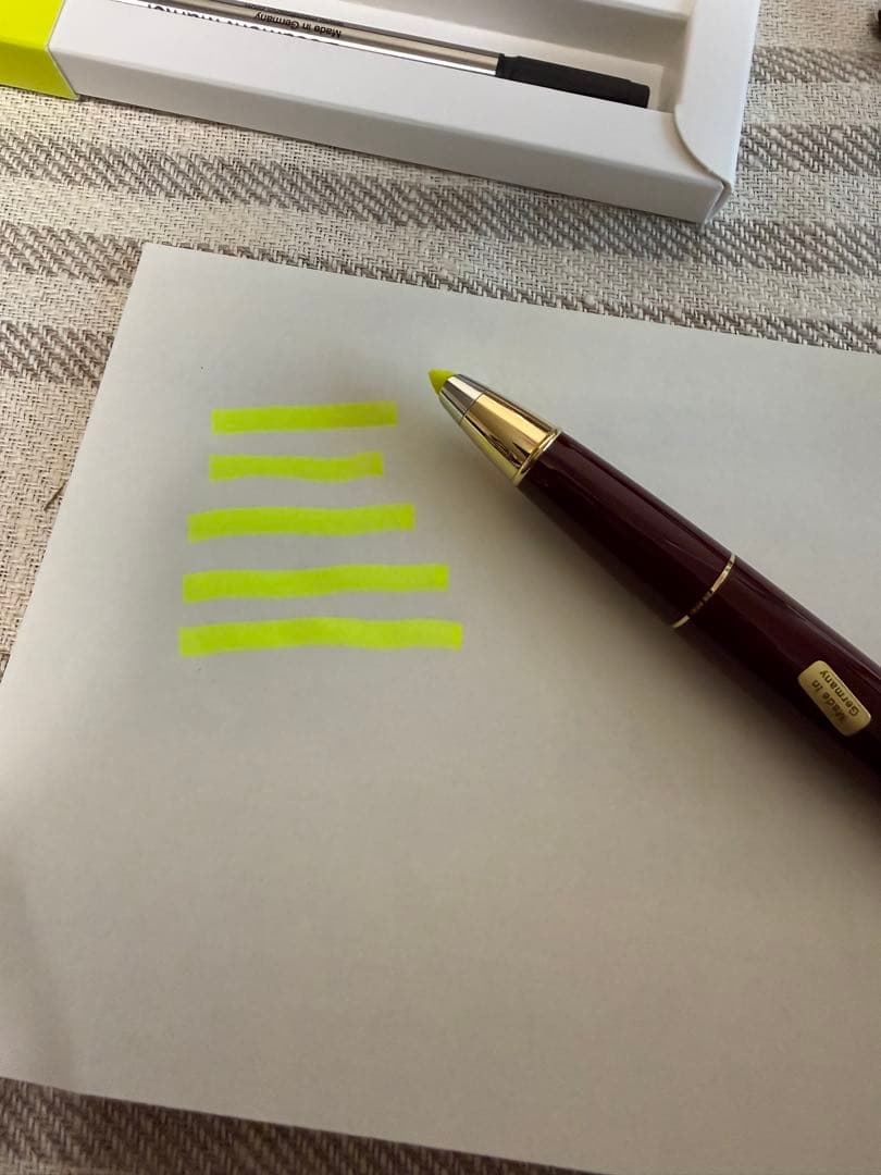 モンブラン万年筆146サイズの両用型、マーカーペンとサインペン