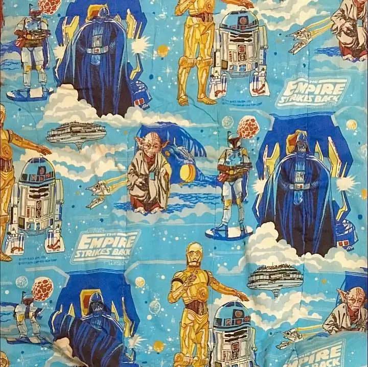 希少品70’sヴィンテージスターウォーズキルティング寝袋✰