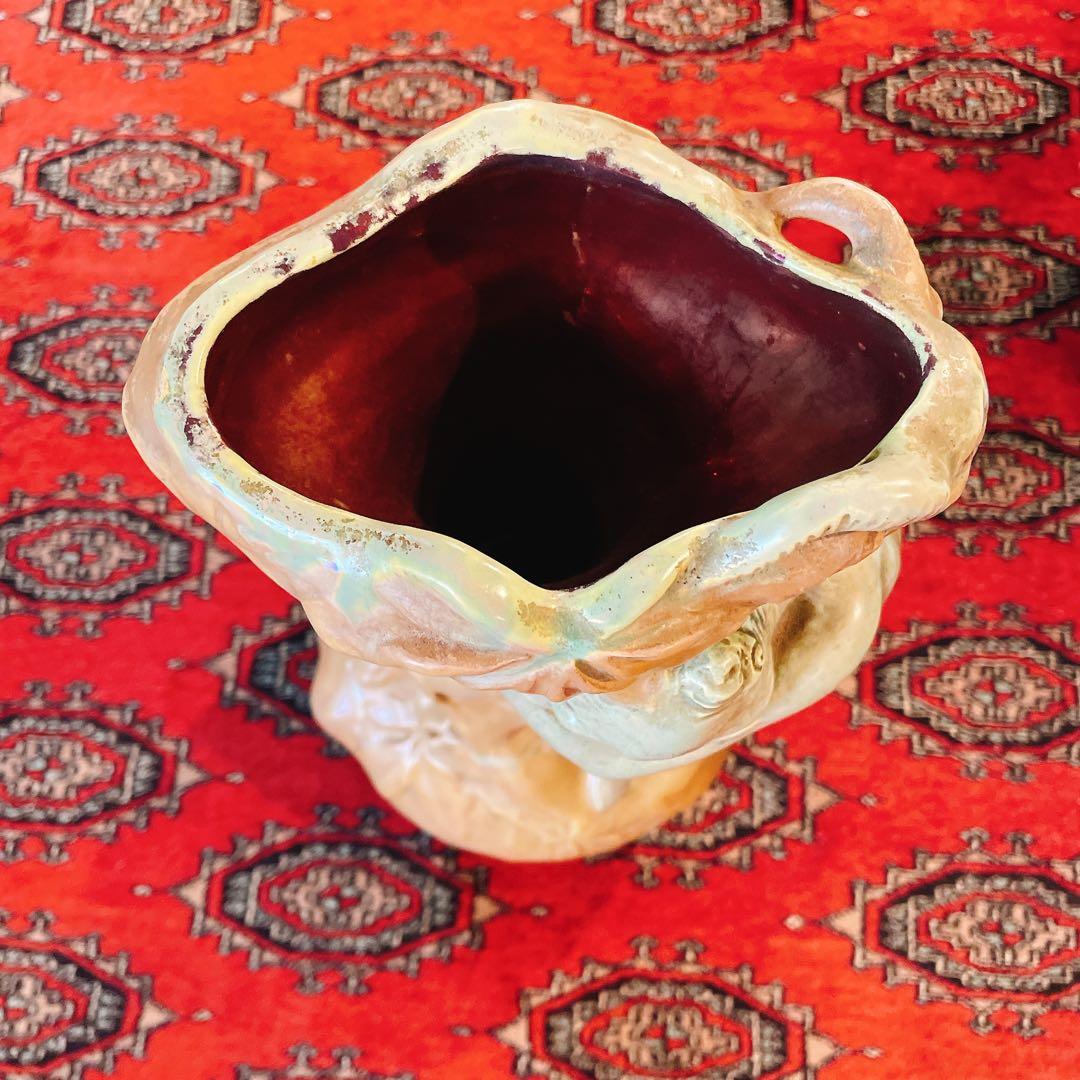 アーネスト・ブシエール　アール・ヌーヴォー　陶芸　美術品　アンティーク