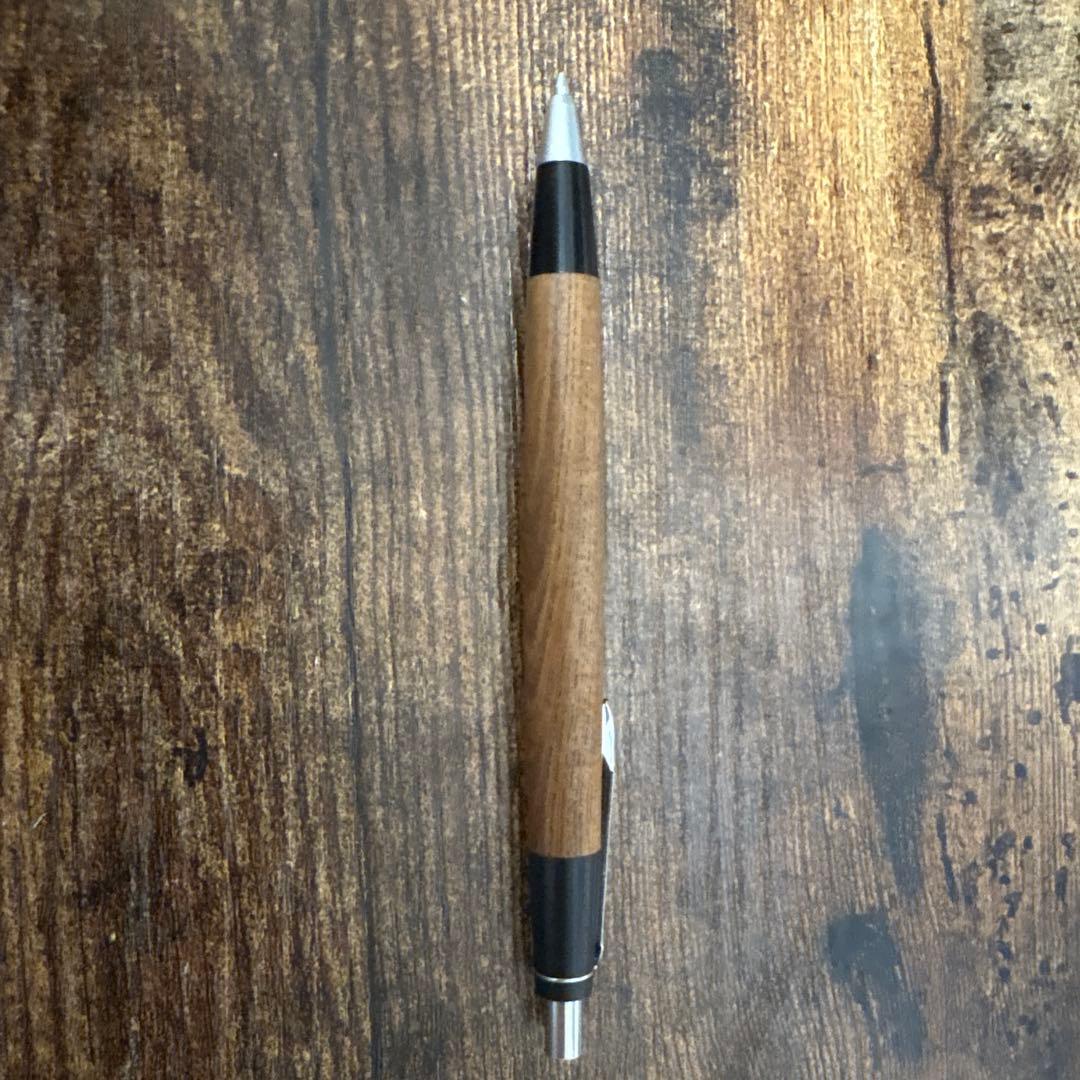 野原工芸 旧型 シャーペン 固定金具付き 桑 0.5mm