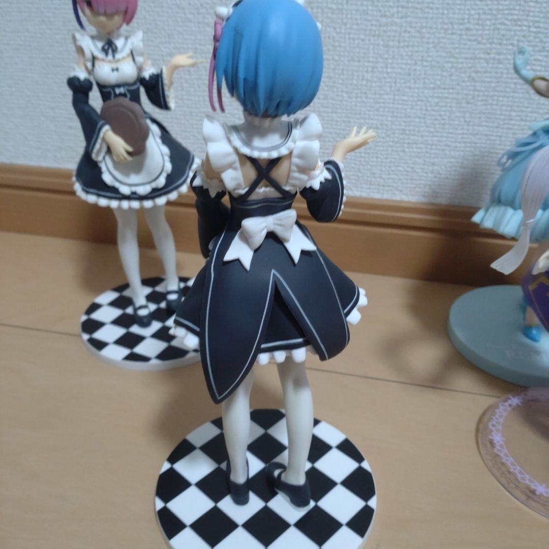 Re:ゼロから始める異世界生活B賞　エミリア　フィギュア　プライズレム　ラム