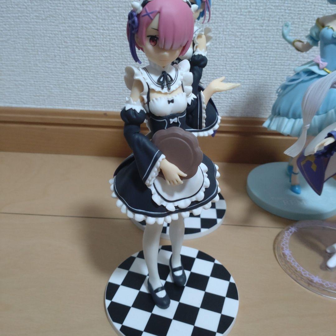 Re:ゼロから始める異世界生活B賞　エミリア　フィギュア　プライズレム　ラム