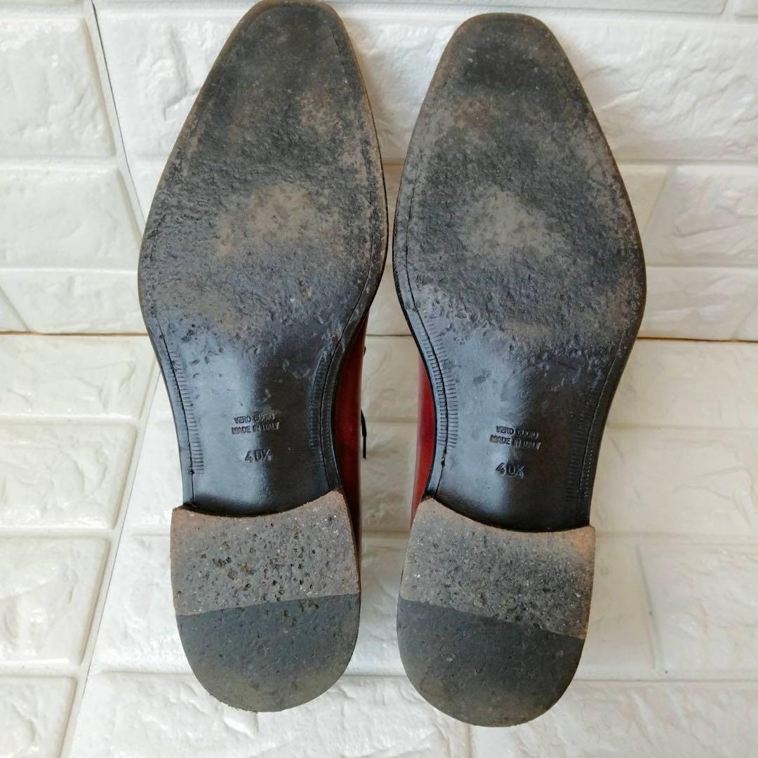 ロッソ フェオレンティーノ　レザードレスシューズ　27.5cm相当　イタリア製
