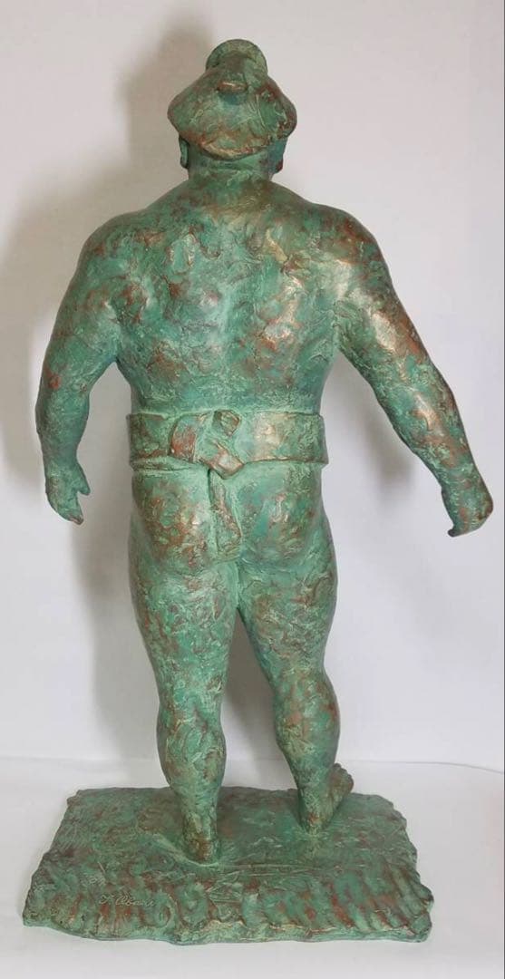 千代の富士 銅像 ブロンズ彫刻 一点物 相撲 横綱 九重部屋 親方 力士 希少