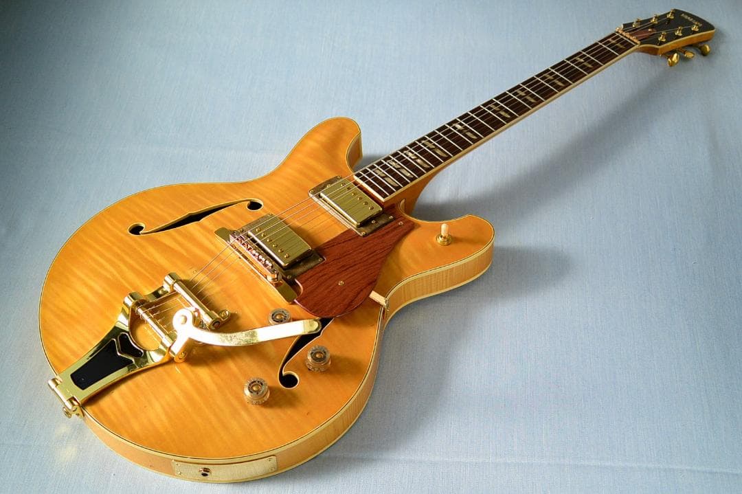 Yamaha SA-50 特製パーツ搭載 70年代製 フルホロー Bigsby B9