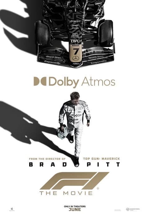 映画館用両面ポスター】F1/エフワン Dolby Atmos Ver. ブラピ