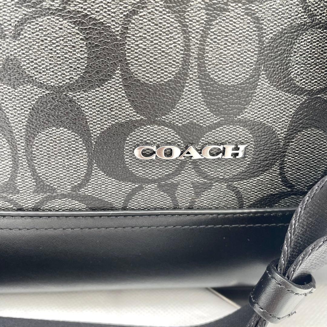 【極美品】コーチ　ビジネス　トートバッグ　グラハム　シグネチャー　2way