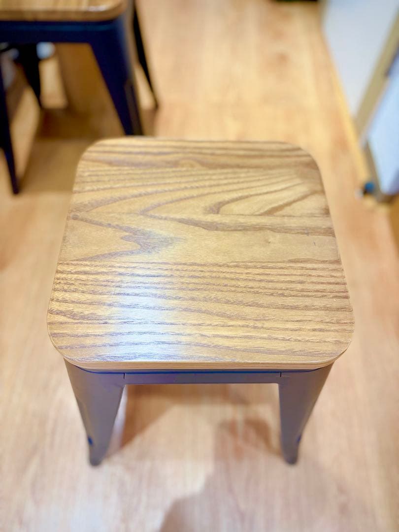 LOWYA ロウヤ 天然木使用 スチールチェア 4脚