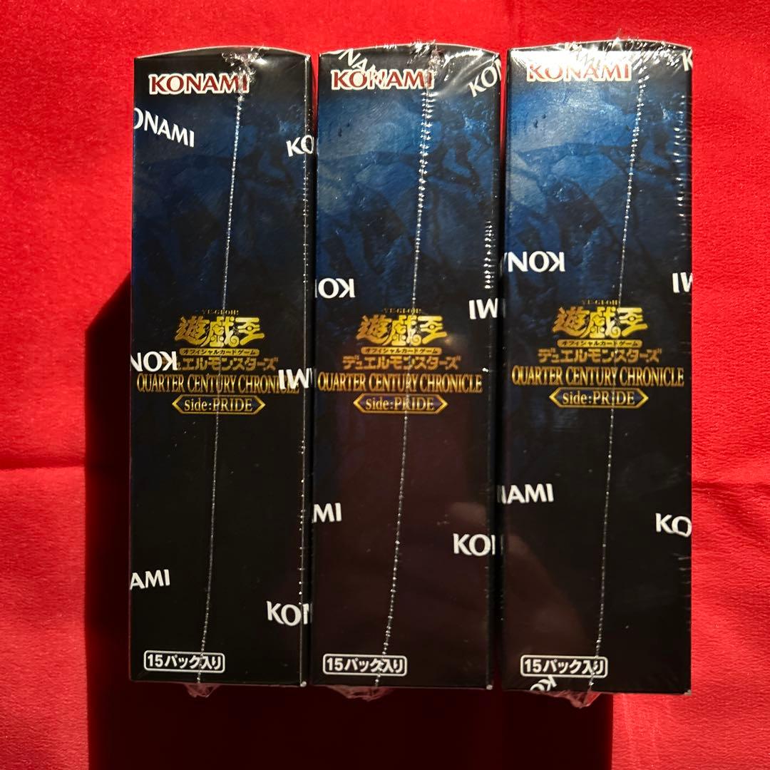 遊戯王　Side PRIDE 3BOX シュリンク付き