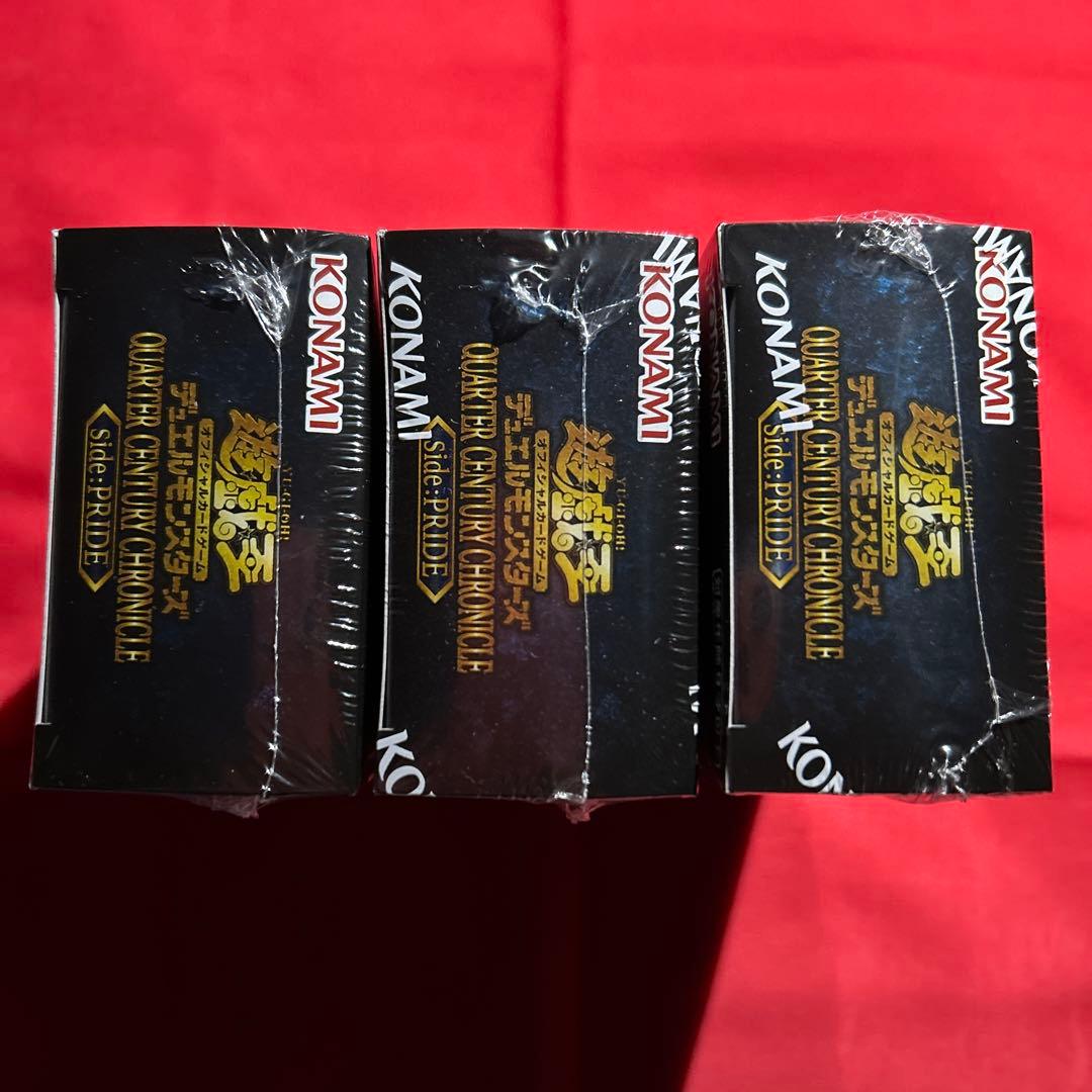 遊戯王　Side PRIDE 3BOX シュリンク付き