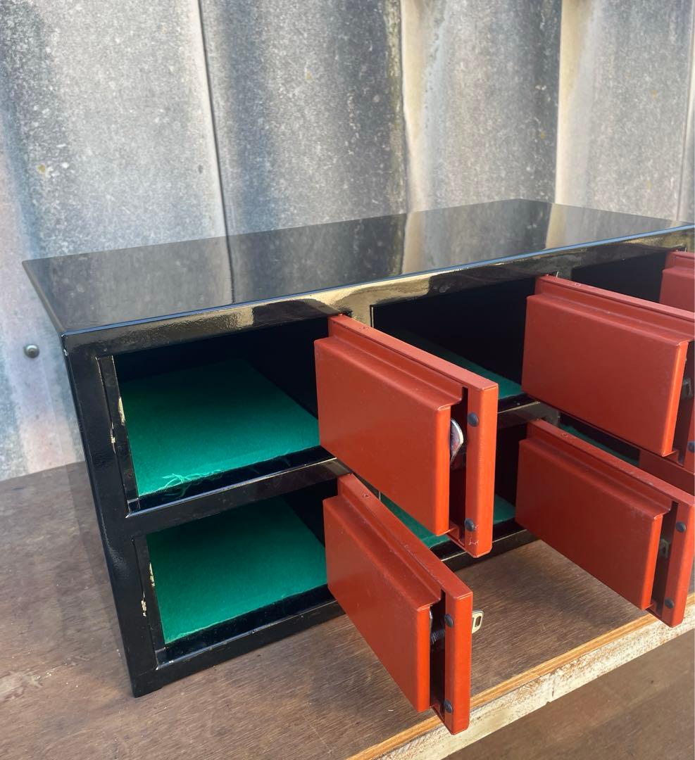 ビンテージ/スチール製/貴重品ロッカー/スチールロッカー/金庫/鍵付き