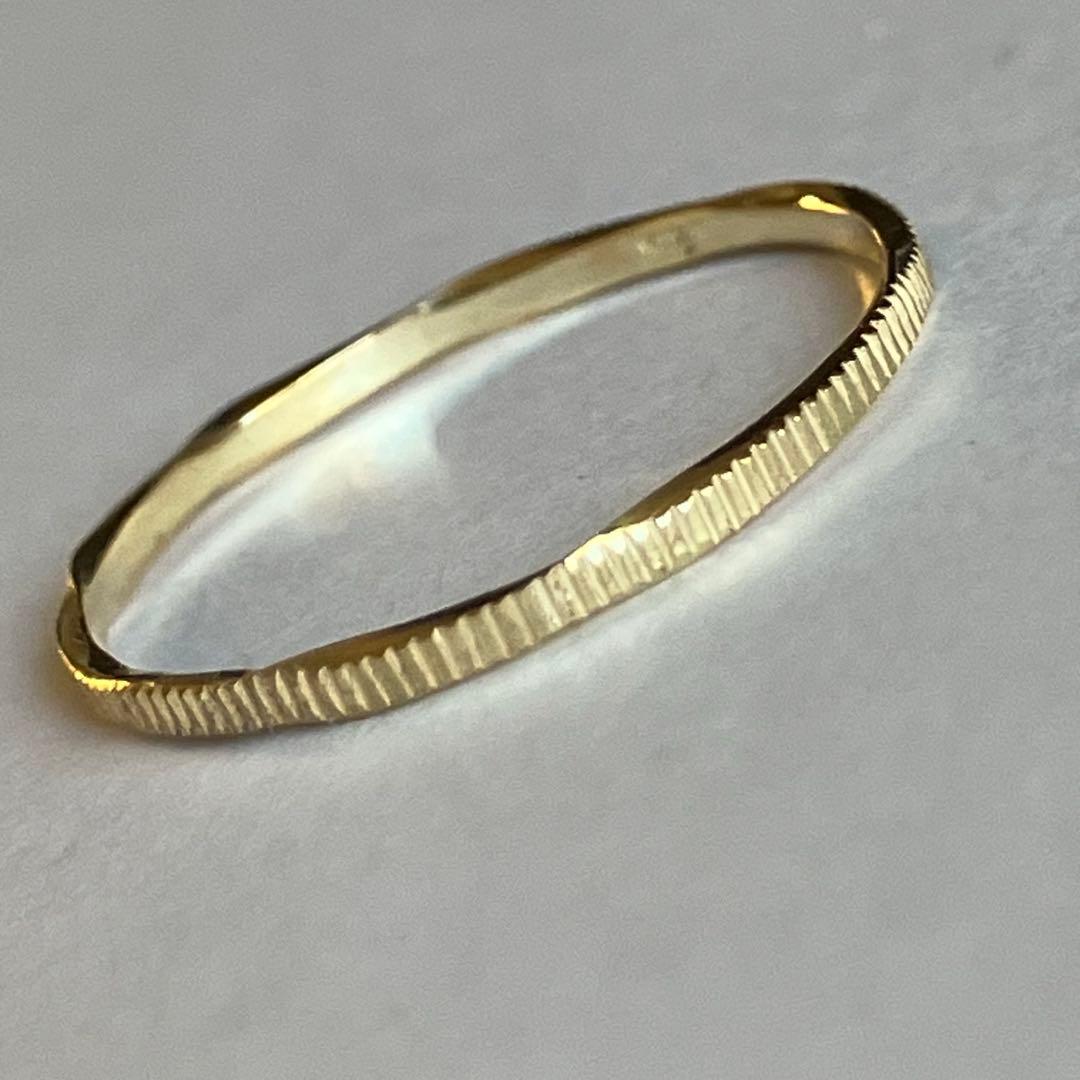 K18 18金　9号　リング　39