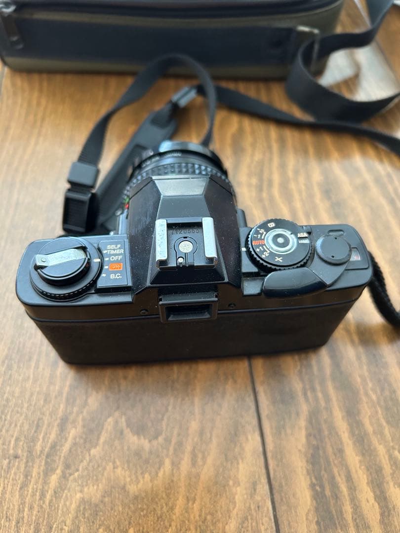 ミノルタ X7/フイルムカメラ/ブラック本体 タムロンズームセット