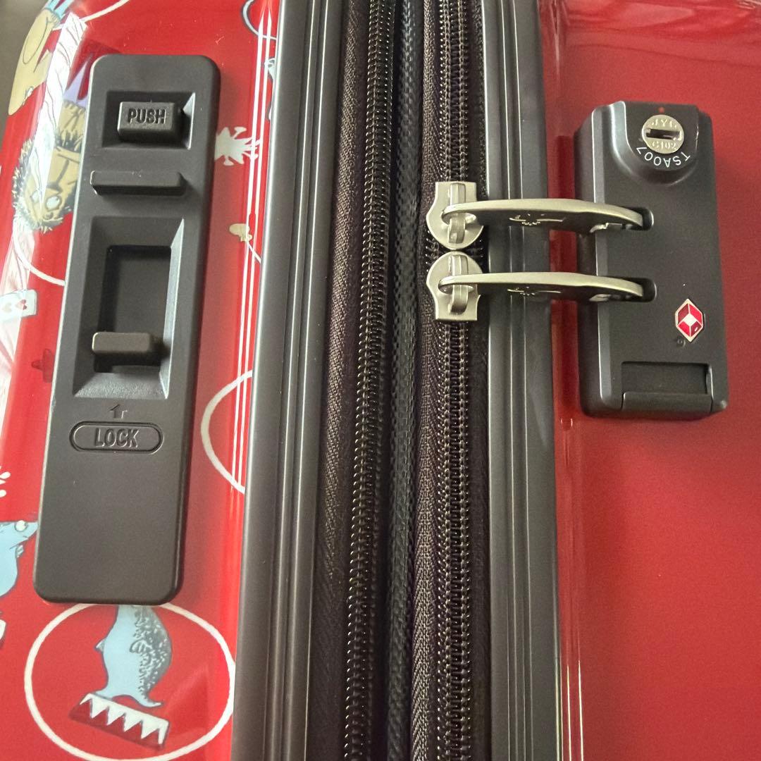 新品 ムーミン スーツケース サイズ S 36L （43）サーカス柄 赤 - メルカリ