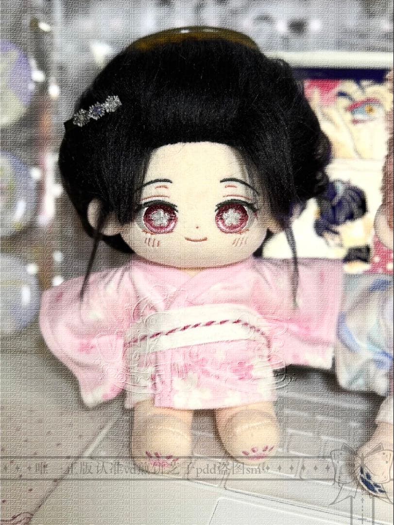 20cm ぬいぐるみ 鬼滅の刃　猗窩座 狛治&恋雪　激カワ