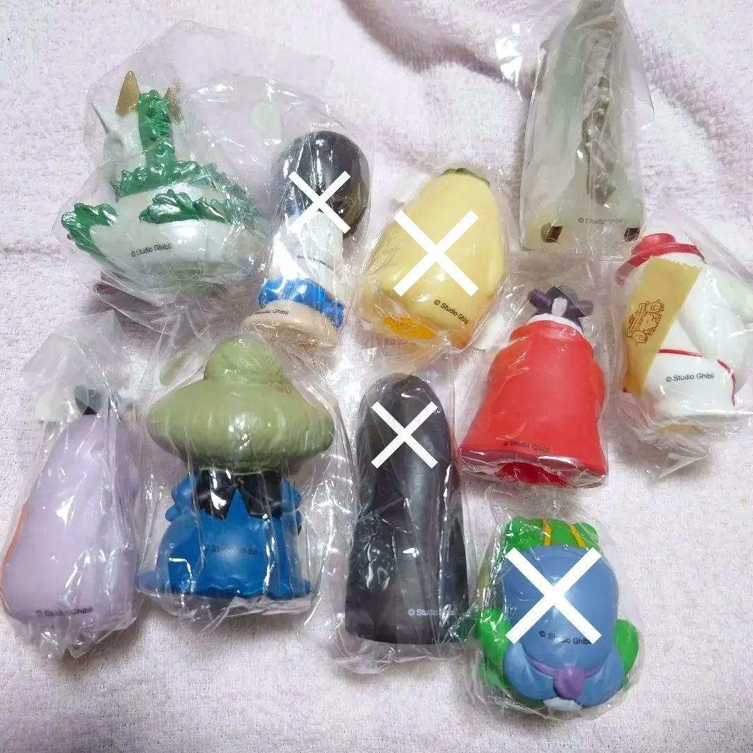 ジブリ 指人形 ソフビ 千と千尋の神隠し ハク竜 湯婆婆 セット フィギュア