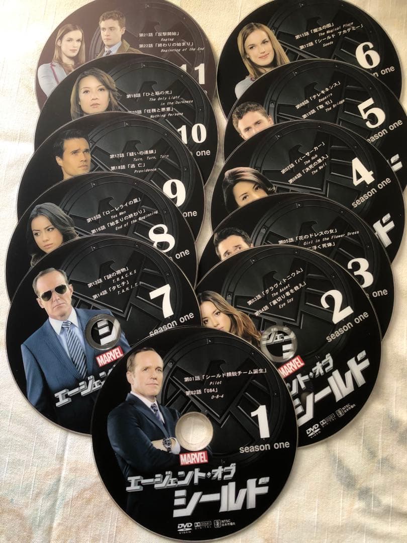 DVDプレーヤー、DVD（エージェント・オブ・シールド他全33枚） セット