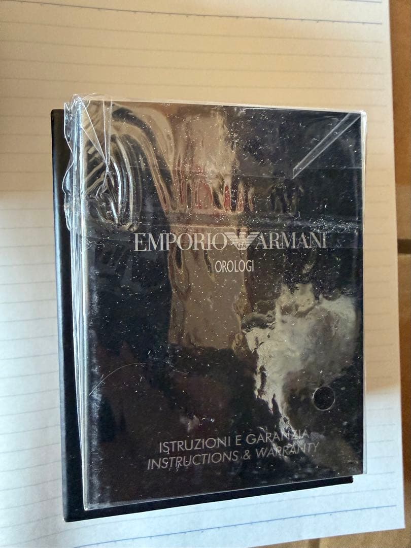 EMPORIO ARMANI スケルトンアナログ腕時計