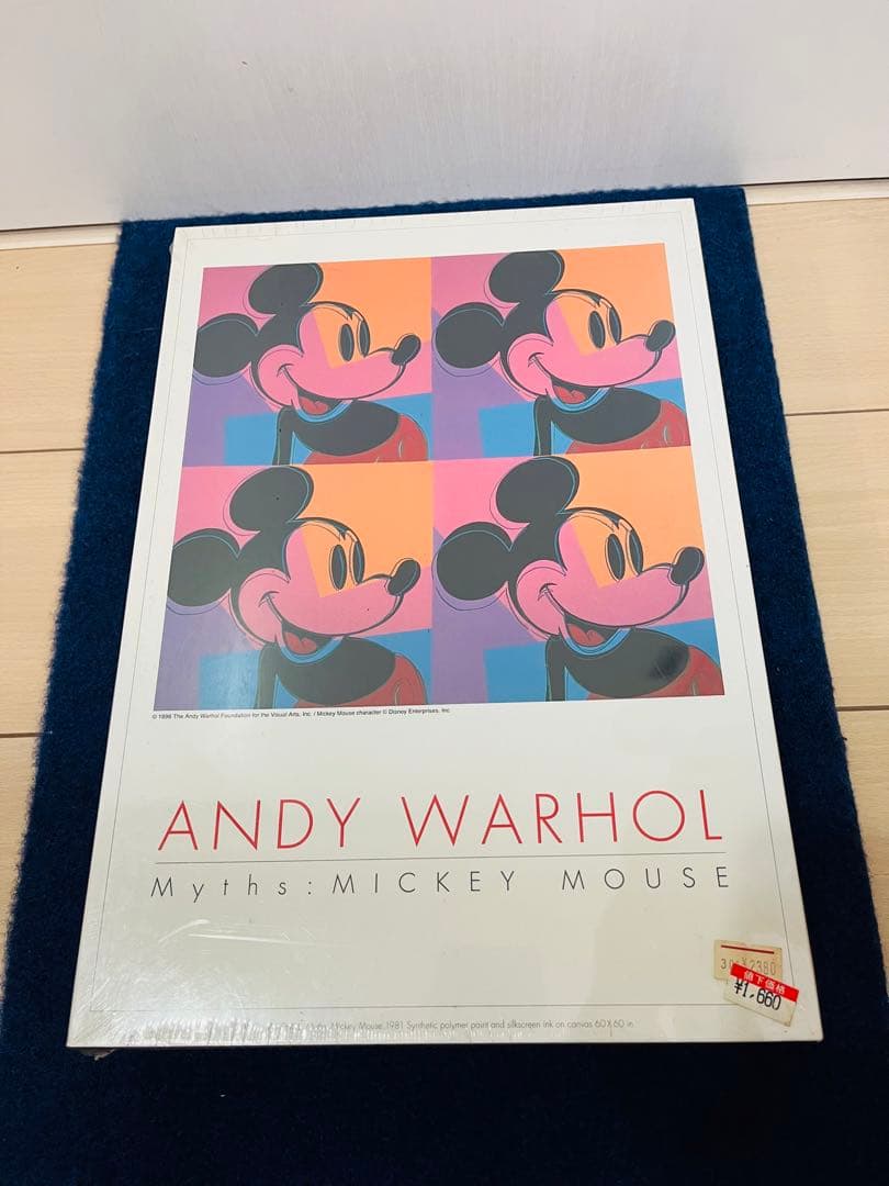 新品未開封】アンディウォーホル ミッキーマウス レトロ ジグソーパズル