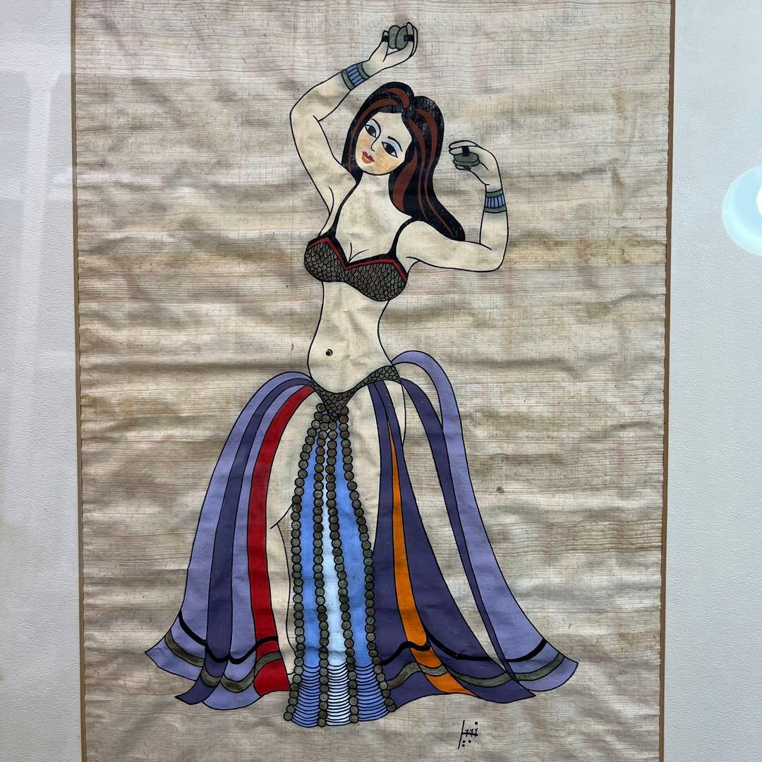 絵画　踊る女性