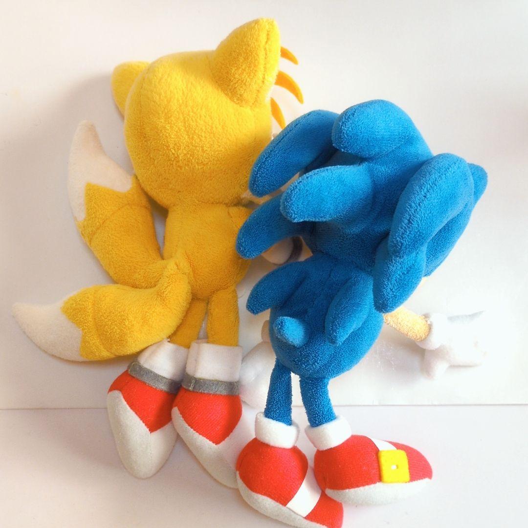 ソニック　テイルス　ぬいぐるみ　セット　正規品　ソニック・ザ・ヘッジホッグ　三英