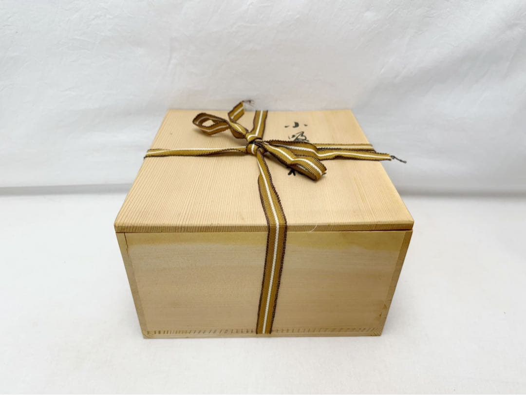 ほぼ未使用 懐石道具 平安象彦 木製黒真塗 箸洗 小吸物椀 5客揃 底印 共箱