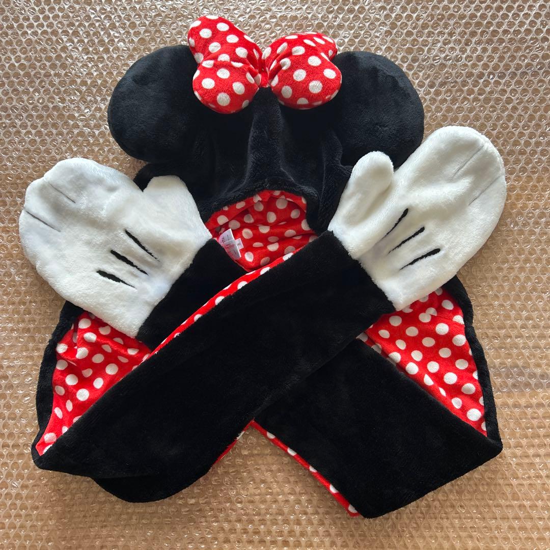 ディズニー ファンキャップ ミニー ドット 水玉 マフラー 手袋 - メルカリ