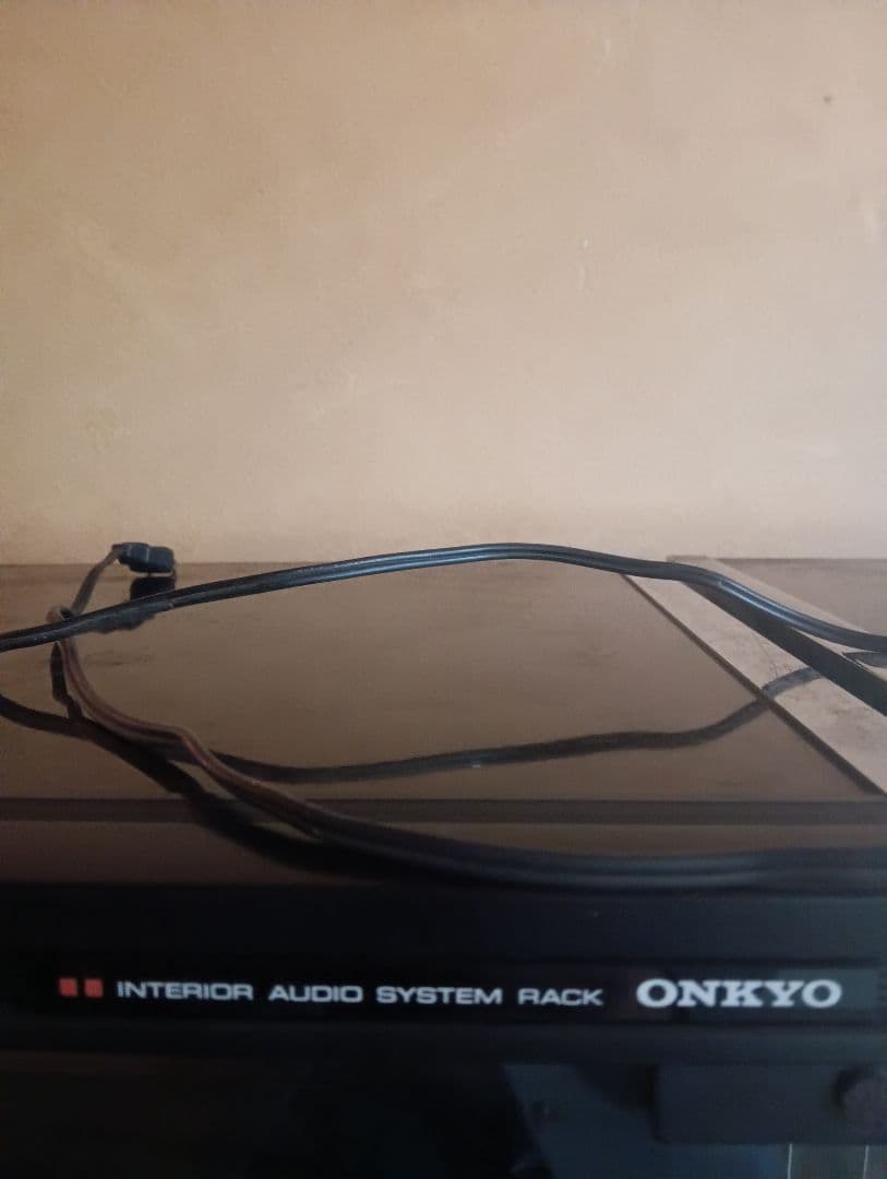 レア・値下げ可能】オーディオラック ONKYO 昭和レトロ 木製ラック①