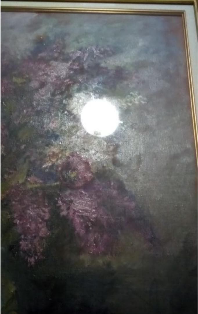 フランティシェク·レタック ライラック真作油彩40号最終値下げ640万