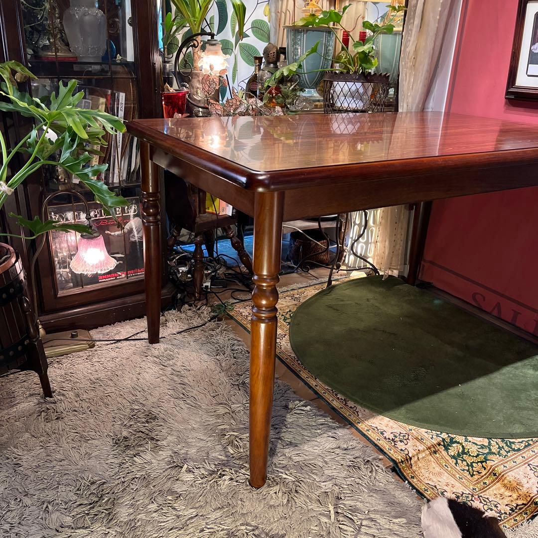 ヴィンテージ コロニアル ST メラミントップコンパクトダイニングテーブル