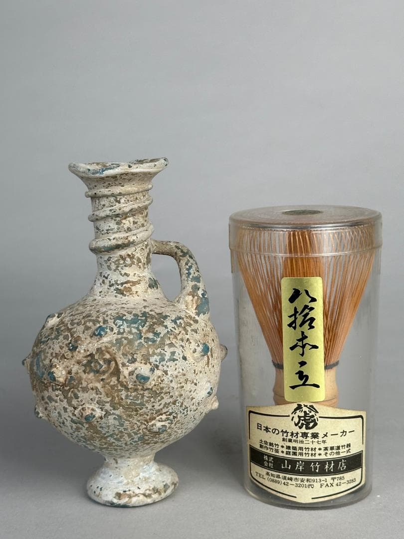 ローマガラス 羅馬硝子 花瓶 花入 花器 時代物